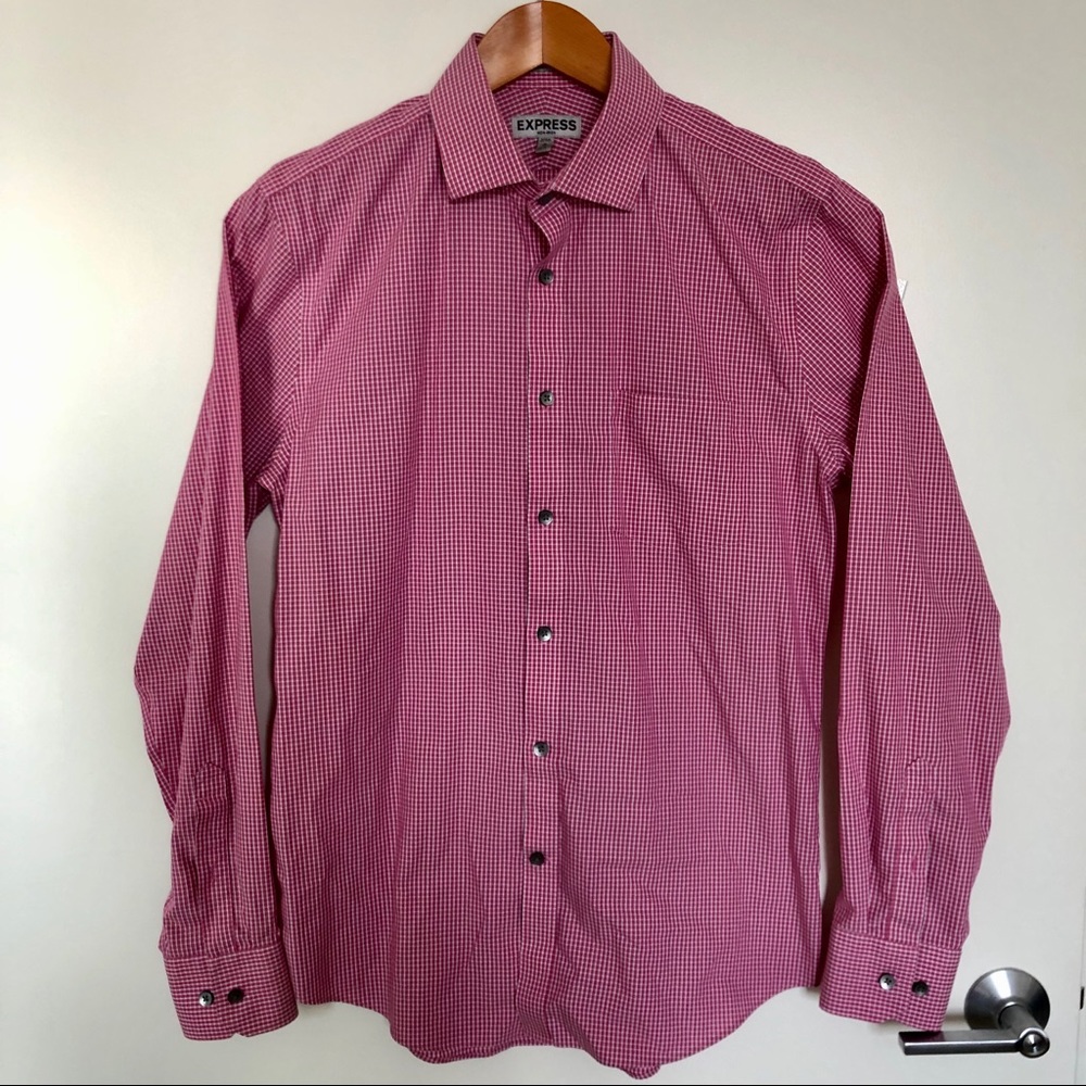 Express Fitted Dress Shirt - 15-15 1/2